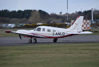2-ANLD @ EGLK - Piper PA-34-220T Seneca V at Blackbushe. Ex SP-OTA, - by moxy