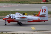 F-ZBAP @ LFML - Grumman S-2F Tracker, Holding point rwy 31R, Marseille-Provence Airport (LFML-MRS) - by Yves-Q