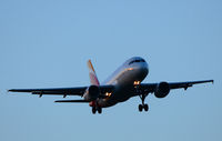 EC-JVE @ LSZH - Iberia Airbus A319-111 airplane approaching Zurich-Kloten International Airport in Switzerland - by miro susta