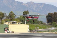 N22846 @ SZP - Cessna 150 or 152, unknown engine on short final for Rwy 22. Help appreciated on this one. - by Doug Robertson