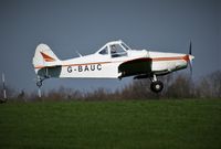 G-BAUC - G BAUC South Downs Gliding Club Tug landing at Parham Airfield Nr Storrington - by dave226688