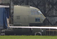 XV221 @ EGLM - Forward fuselage of C-130K Hercules C.1 at White Waltham. - by moxy