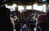 SP-LTC @ CPH - Copenhagen 14.4.1974 onboard cockpit - by leo larsen