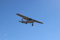 N704JH @ SZP - 1976 Cessna 150M, Continental O-200 100 Hp, on final Rwy 22 - by Doug Robertson