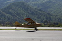 N84171 @ SZP - 1946 Aeronca 7AC CHAMPION, Continental A&C65 65 Hp, landing Rwy 22 - by Doug Robertson