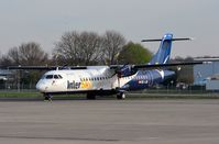 OE-LIB @ EDLN - Intersky ATR72 waiting for a new operator in MGB - by FerryPNL