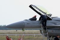 FA-123 @ LFMI - Belgian Air Force SABCA F-16AM Fighting Falcon, Flight line, Istres-Le Tubé Air Base 125 (LFMI-QIE) open day 2016 - by Yves-Q