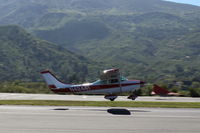 N42441 @ SZP - 1968 Cessna 182L SKYLANE, Continental O-470-R 230 Hp, takeoff climb Rwy 22 - by Doug Robertson