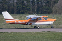 G-BAJB @ EGJB - Rolling out at Guernsey - by alanh