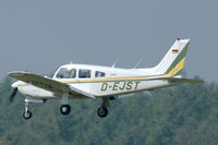 D-EJST @ EDWN - Piper PA-28R-201 Arrow III landing at Klausheide (Nordhorn-Lingen) airfield, Germany - by Van Propeller