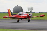 ST-23 @ LFOA - Belgian Red Devil Team SIAI-Marchetti SF-260M, Taxiing to parking area, Avord Air Base 702 (LFOA) Open day 2016 - by Yves-Q
