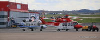 G-MCSD @ EGPD - G-VINT Sikorsky S-92A and G-MCSD AW 139 both operated by Babcock Mission Critical at Aberdeen Dyce Airport. - by Robbo s