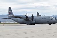 08-5675 @ KBOI - Parked on the south GA ramp. 317th Airlift Group, Dyess AFB, TX. - by Gerald Howard