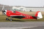 G-AEXT @ EGBR - Dart Kitten II at Breighton Airfield's Spring Fly-In. April 7th 2013. - by Malcolm Clarke