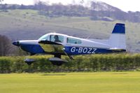 G-BOZZ @ EGLS - G BOZZ - looking good in the new paint at Old Sarum - by dave226688