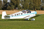 G-AWFW @ EGBR - SAN Jodel D-117 at Breighton Airfield's Hibernation Fly-In. October 7th 2012. - by Malcolm Clarke