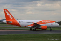 G-EZGB @ EGCC - G-EZGB Airbus A319 of Easyjet seen at Manchester Airport. - by Robbo s
