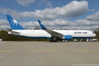 OY-SRV @ EDDK - Boeing 767-346ERF - Star Air Freight - OY-SRV - 35816 -19.04.2017 - CGN - by Ralf Winter