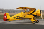 G-AXMT @ EGBR - Doflug Bu-133C Jungmeister at Breighton Airfield's Spring Fly-In. April 7th 2013 - by Malcolm Clarke