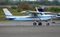 G-BNSM @ EGFH - Visiting Cessna 152T operated by Cornwall Flying Club. - by Roger Winser