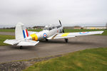 G-BTWF @ EGBR - De Havilland DHC-1 Chipmunk T.10 at Breighton Airfield's All Comers Spring Fly-In. March 27th 2011. - by Malcolm Clarke