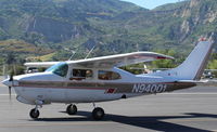 N94001 @ SZP - 1974 Cessna T210L TURBO CENTURION, Continental TSIO-520-R 310 Hp, taxi back - by Doug Robertson
