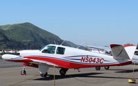 N5034C @ SZP - 1950 Beech B35 BONANZA, Continental E225 upgrade, tip tanks - by Doug Robertson