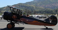 N472N @ SZP - 1929 Travel Air D-4-D, Lycoming R680E3B 260 Hp radial, 9 cylinder, taxi off the active - by Doug Robertson