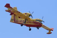 F-ZBEG @ LFML - Canadair CL-415, Short approach Rwy 31R, Marseille-Provence Airport (LFML-MRS) - by Yves-Q