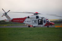 G-MCGT - Just returned from training pictured at the Coastguard Hangar Solent Airport, Hampshire, England - by Mark Adams