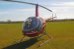 G-WIZR @ X5FB - Robinson R22 Beta II, Fishburn Airfield. March 24th 2017. - by Malcolm Clarke