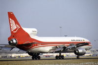 4R-ULB @ EHAM - TriStar 500 of Air Lanka landing at Schiphol airport, the Netherlands, 1983 - by Van Propeller