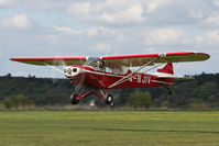 G-BJIV @ X5SB - Piper PA-18-150 Super Cub, Sutton Bank, North Yorkshire. April 26th 2009. - by Malcolm Clarke