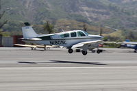 N1809L @ SZP - 1976 Beech F33A BONANZA, Continental IO-520 285 Hp, landing Rwy 22 - by Doug Robertson