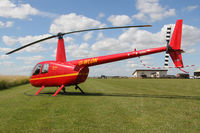 G-WLDN @ X5FB - Robinson R44 Raven 1 at Fishburn Airfield. August 8th 2015. - by Malcolm Clarke