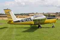 G-BCXB @ X5FB - Socata Rallye 100ST Galopin at Fishburn Airfield UK. August 24th 2014. - by Malcolm Clarke