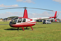 G-JARM @ EGBR - Robinson R44 Raven I at Breighton Airfield's Helicopter Fly_in. September 22nd 2013. - by Malcolm Clarke