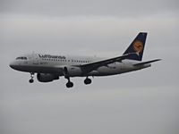 D-AILS @ EBBR - LUFTHANSA a319 on approach - by fink123