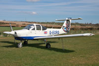 G-EORG @ X5FB - Piper PA-38-112 Tomahawk at Fishburn Airfield UK. April 5th 2009. - by Malcolm Clarke