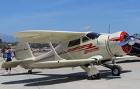 N79091 @ CMA - 1941 Beech D17S STAGGERWING, P&W R-985 Wasp Jr. 450 Hp, at AOPA FLY-IN - by Doug Robertson