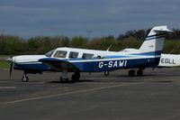 G-SAWI @ EGTB - G SAWI at Wycombe Air Park - by dave226688