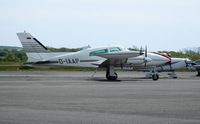 D-IAAP @ EGFH - Visiting Cessna T310R. - by Roger Winser