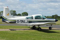 G-TALJ @ EGBR - Grumman American AA-5 Traveler at Breighton Airfield's Radial Fly-In. June 7th 2015. - by Malcolm Clarke