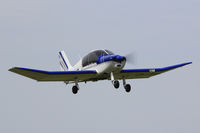 G-BCXE @ EGKH - Dauphin, Headcorn kent based, seen departing runway 10.
