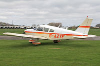 G-AZYF @ EGBR - Piper PA-28-180 Cherokee at Beighton Airfield's Early Bird Fly-In. April 13th 2014. - by Malcolm Clarke