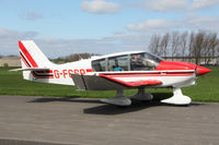 G-FCSP @ EGBR - Robin DR-400-180 Regent at Beighton Airfield's Early Bird Fly-In. April 13th 2014. - by Malcolm Clarke