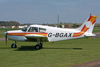 G-BGAX @ EGBR - Piper PA-28-140 Cherokee F at The John McLean Aerobatics Trophy Meeting, Breighton Airfield. April 19th 2009. - by Malcolm Clarke