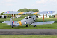 G-ANON @ EGBR - De Havilland DH-82A Tiger Moth II at Breighton Airfield's Open Cockpit and Biplane Fly-In. June 1st 2014. - by Malcolm Clarke