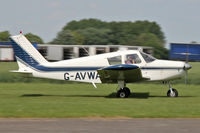 G-AVWA @ EGBR - Piper PA-28-140 Cherokee at Breighton Airfield's Open Cockpit and Biplane Fly-In. June 1st 2014. - by Malcolm Clarke