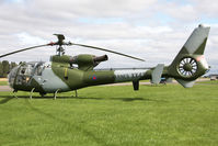 G-ZZLE @ EGBR - Aerospatiale SA.341C Gazelle HT2 at Breighton Airfield's Helicopter Fly-In. September 13th 2009. - by Malcolm Clarke